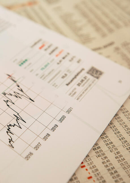 steigender Börsenindex
