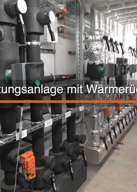 Zentrale Lüftungsanlage mit Wärmerückgewinnung