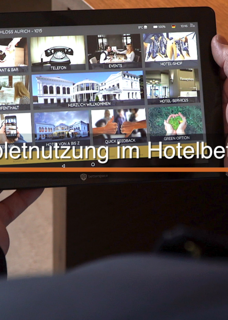 Tabletnutzung im Hotelbetrieb